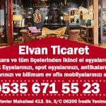 ELVAN SPOT ANKARA 150x150 - Eski eşya alanlar Ankara - Elvan Spot 0535 671 55 23